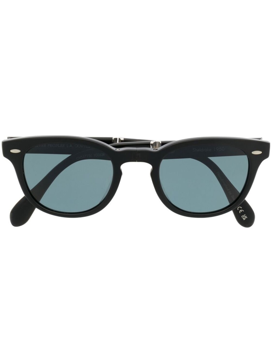 

Солнцезащитные очки в круглой оправе Oliver Peoples, черный