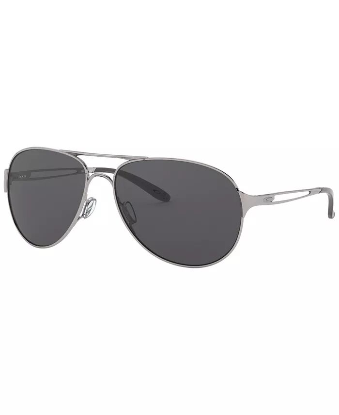 

Женские солнцезащитные очки-пилоты, OO4054 60 Oakley, серебро