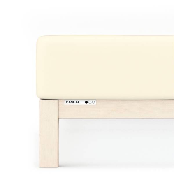 

Простынь на подгонке schlafgut Casual, 160x25x200 см цвет yellow light
