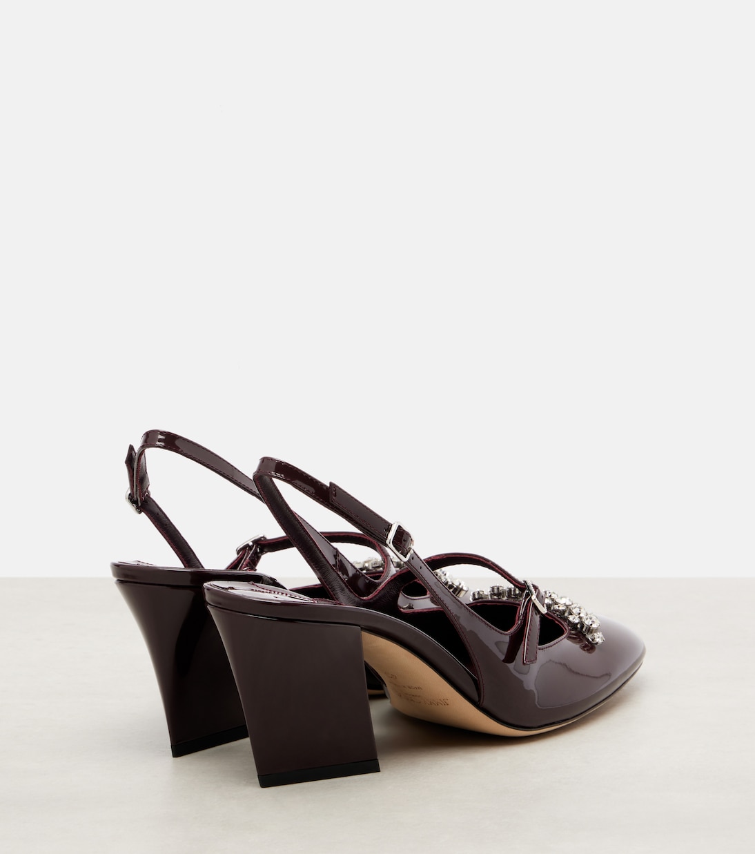 Белинда 70 лакированные туфли-лодочки на ремешке Jimmy Choo, Deep Merlo — фото 2
