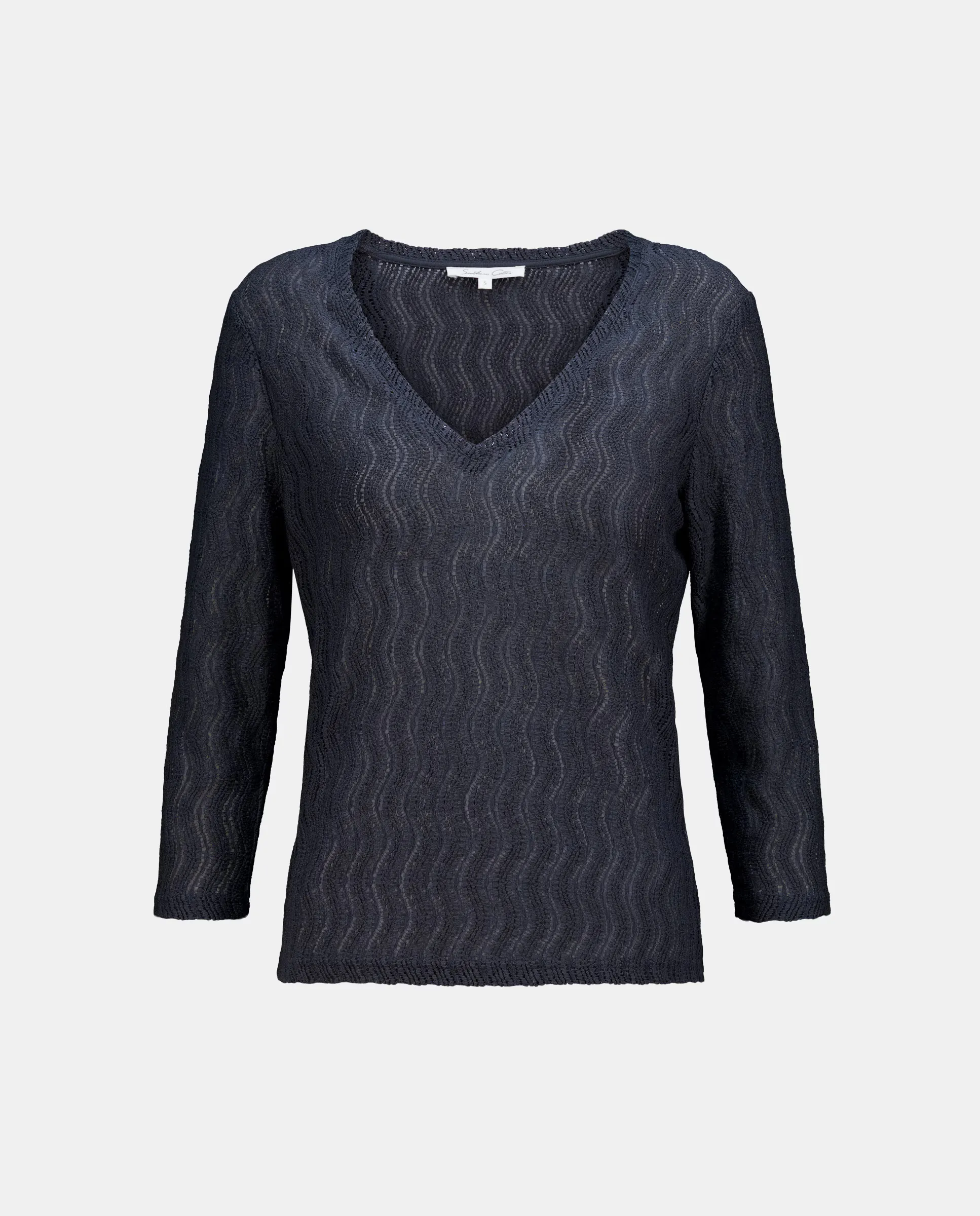 

Женская однотонная футболка с коротким рукавом Southern Cotton, цвет Plomo