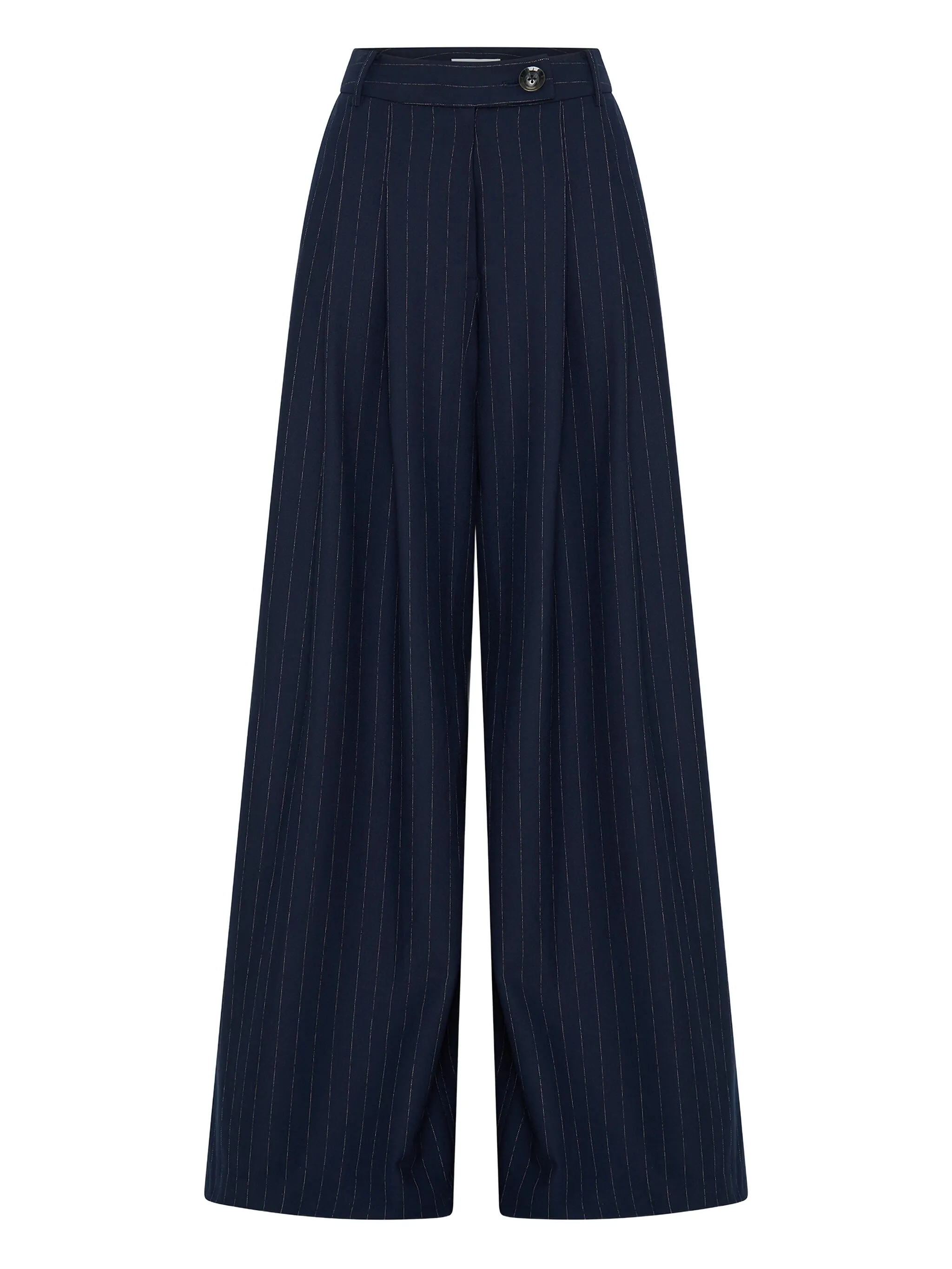 

Брюки в тонкую полоску Anna Quan, синий