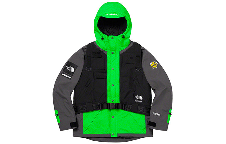 Куртка Supreme x The North Face SS20 Week 3 vest Interchange Jacket Unisex Green SUP-SS20-413, зеленый — фото 2
