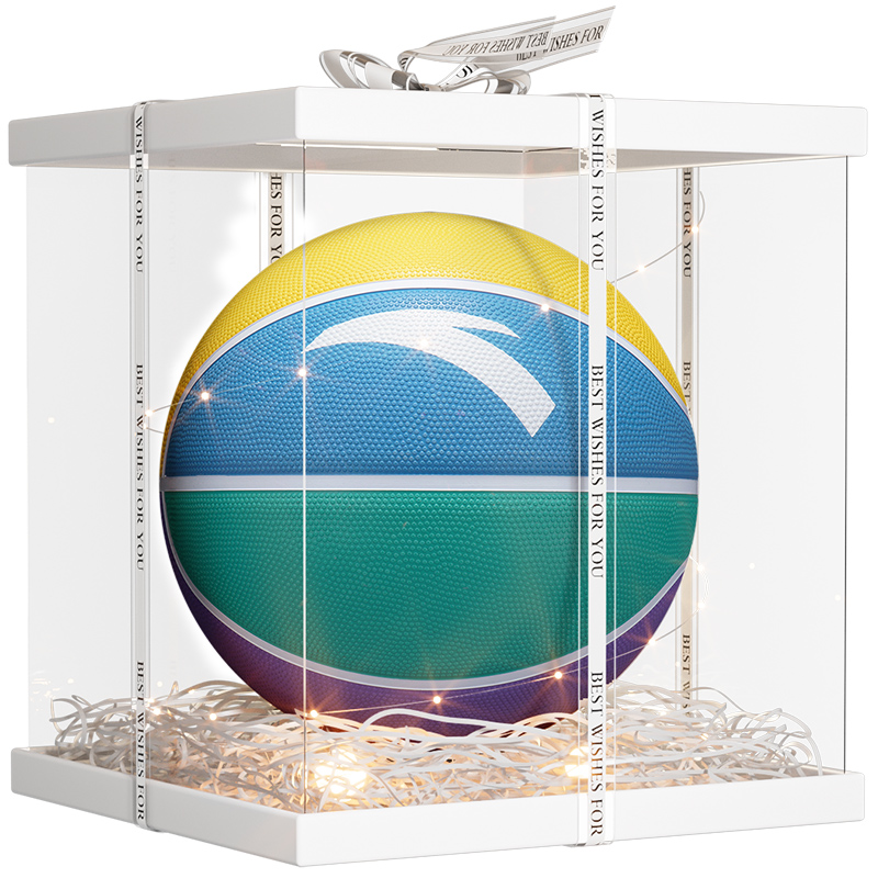 

ANTA Резиновый баскетбольный мяч china blue green purple yellow multicolor размер 5 7 тренировочный unisex