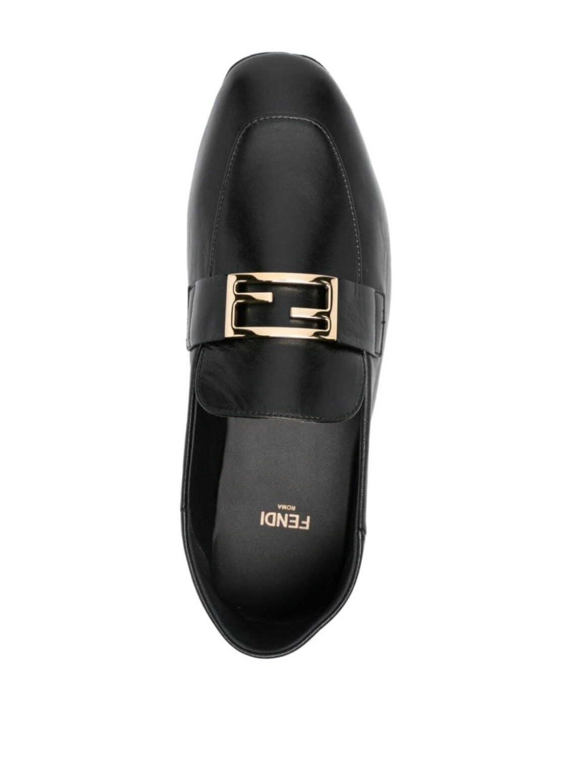 FENDI лоферы Baguette, черный — фото 4