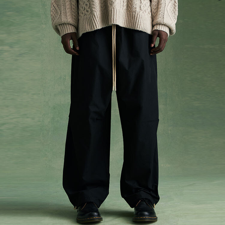 FW23 Cloud Series повседневные брюки мужские черные Fear Of God Essentials, черный — фото 3