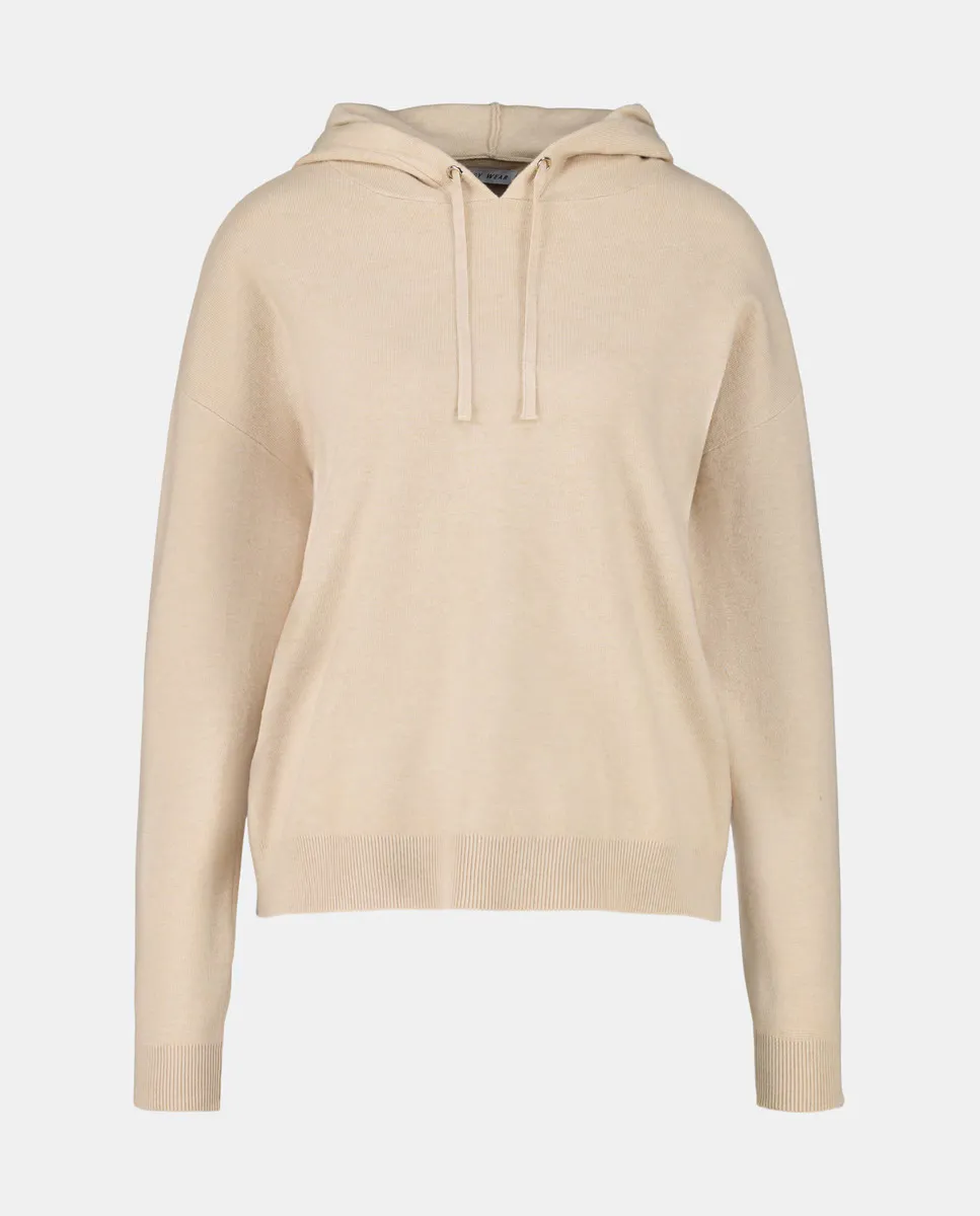 

Женский свитер с капюшоном Easy Wear, бежевый