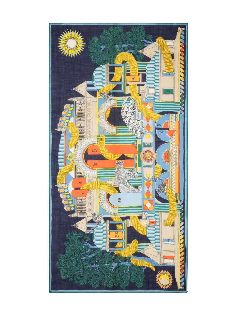 

Шерстяной шарф Nicolas Inoui Editions, зеленый