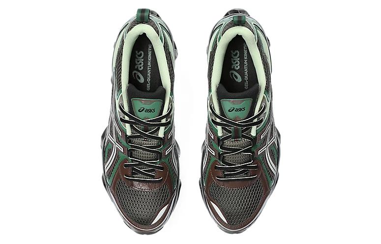 Asics Gel Quantum Kinetic Dark Sepia Shamrock, Tрефойл Грин — фото 3