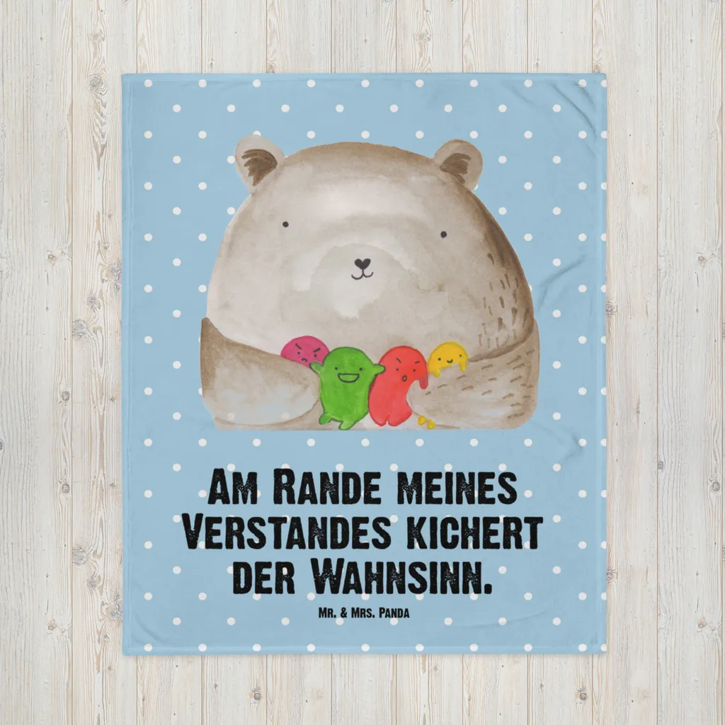 

Одеяло Mr. & Mrs. Panda, синий