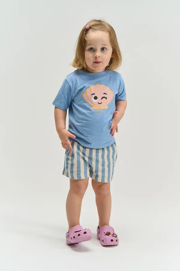 Футболка Tallulah s s tee print t-shirt The New Siblings, вечно синий
