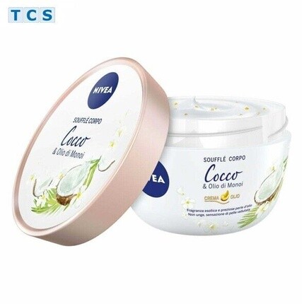

Крем для тела Cocco с маслом монои, жемчугом и ароматом кокоса 200мл, Nivea