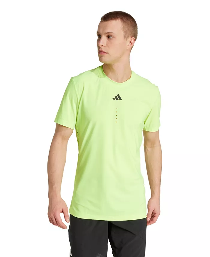 

Мужская теннисная футболка FreeLift Climacool adidas, зеленый