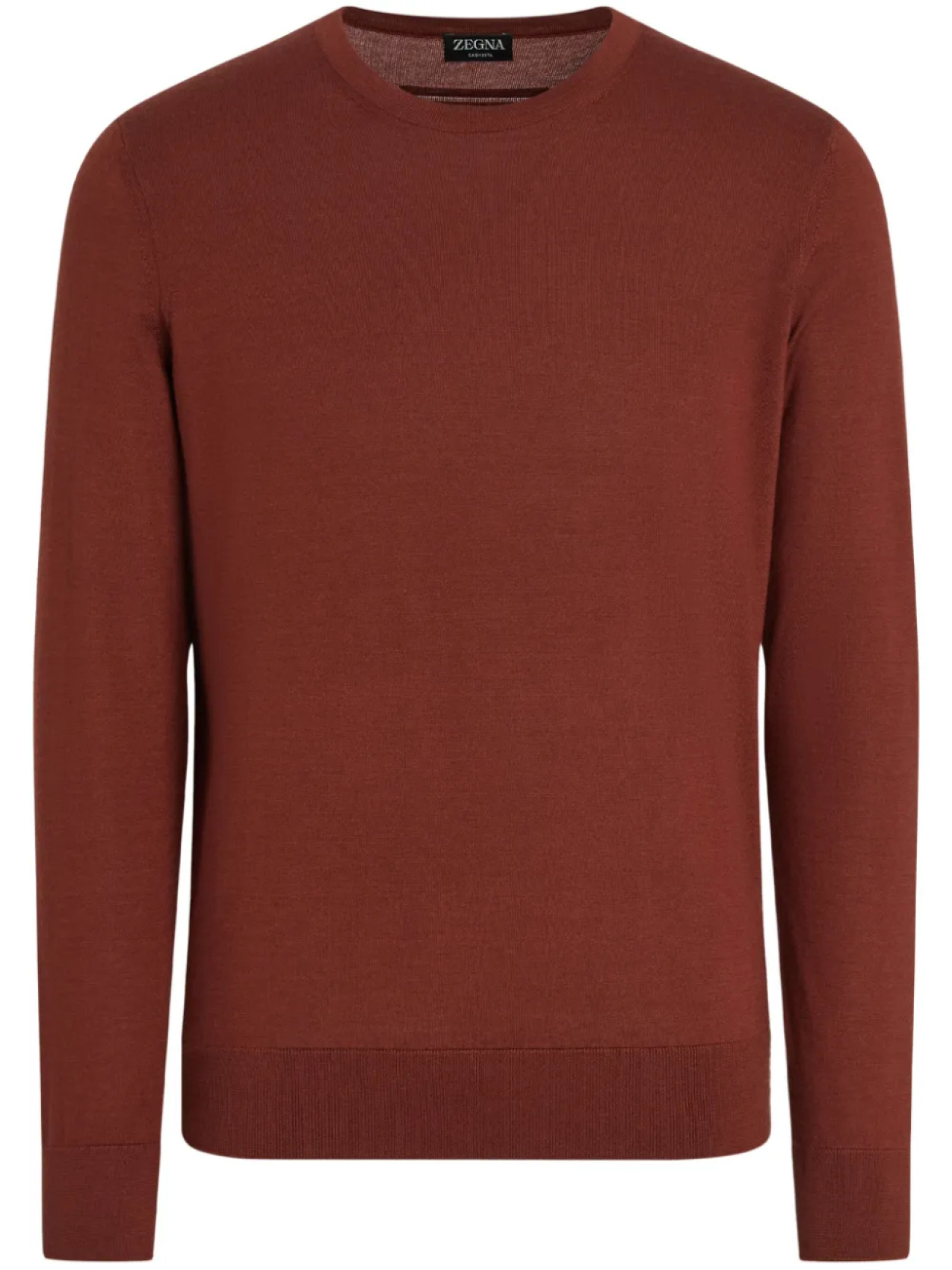 

Свитер с круглым вырезом Zegna, красный