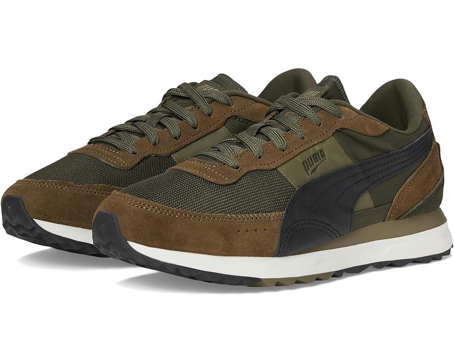 

Кроссовки PUMA Road Rider Suede, цвет PUMA Olive/Wild Willow