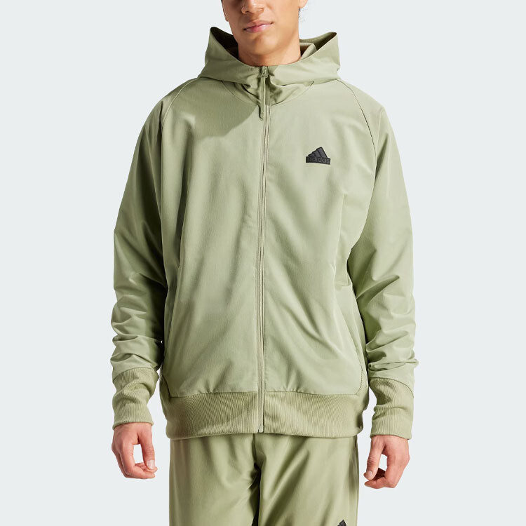Куртка ZNE мужская зеленая Adidas, зеленый — фото 2