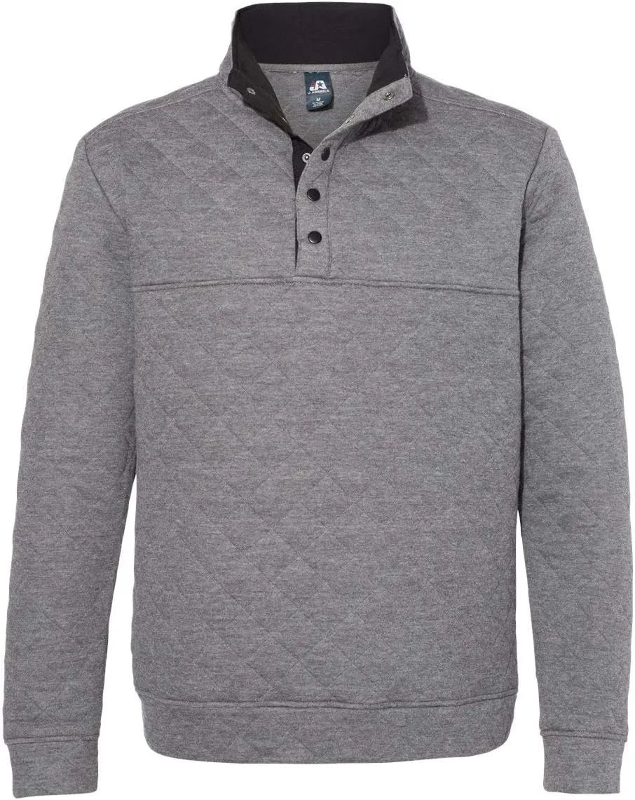 

J. America - Стеганая толстовка на кнопках - 8890