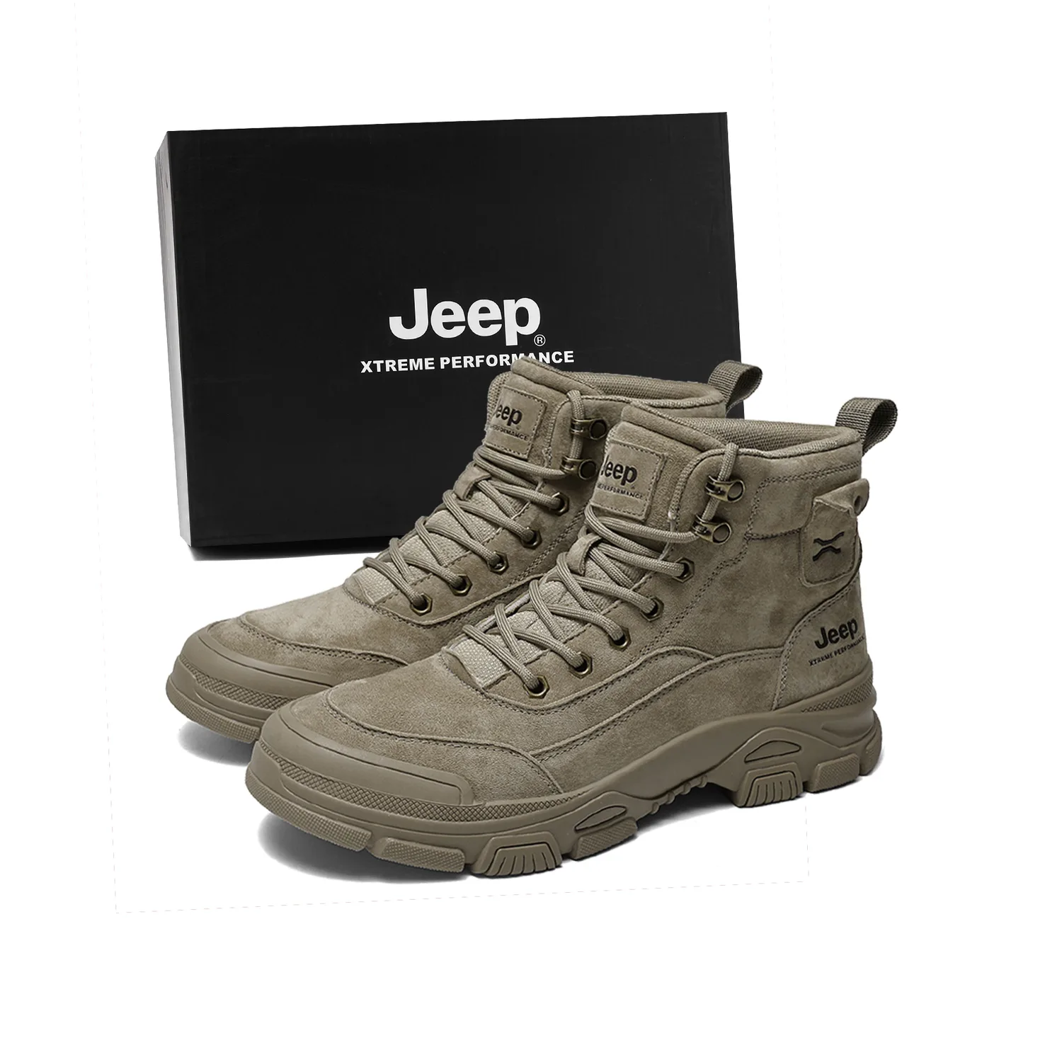 Jeep Ботинки Combat мужские серые/песочные/земляно-желтые