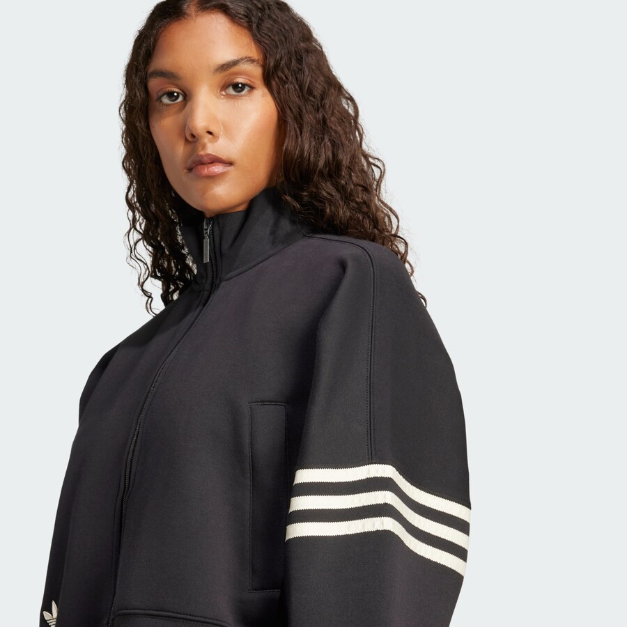 Толстовка с капюшоном на молнии ADIDAS ORIGINALS Neuclassics, черный — фото 3