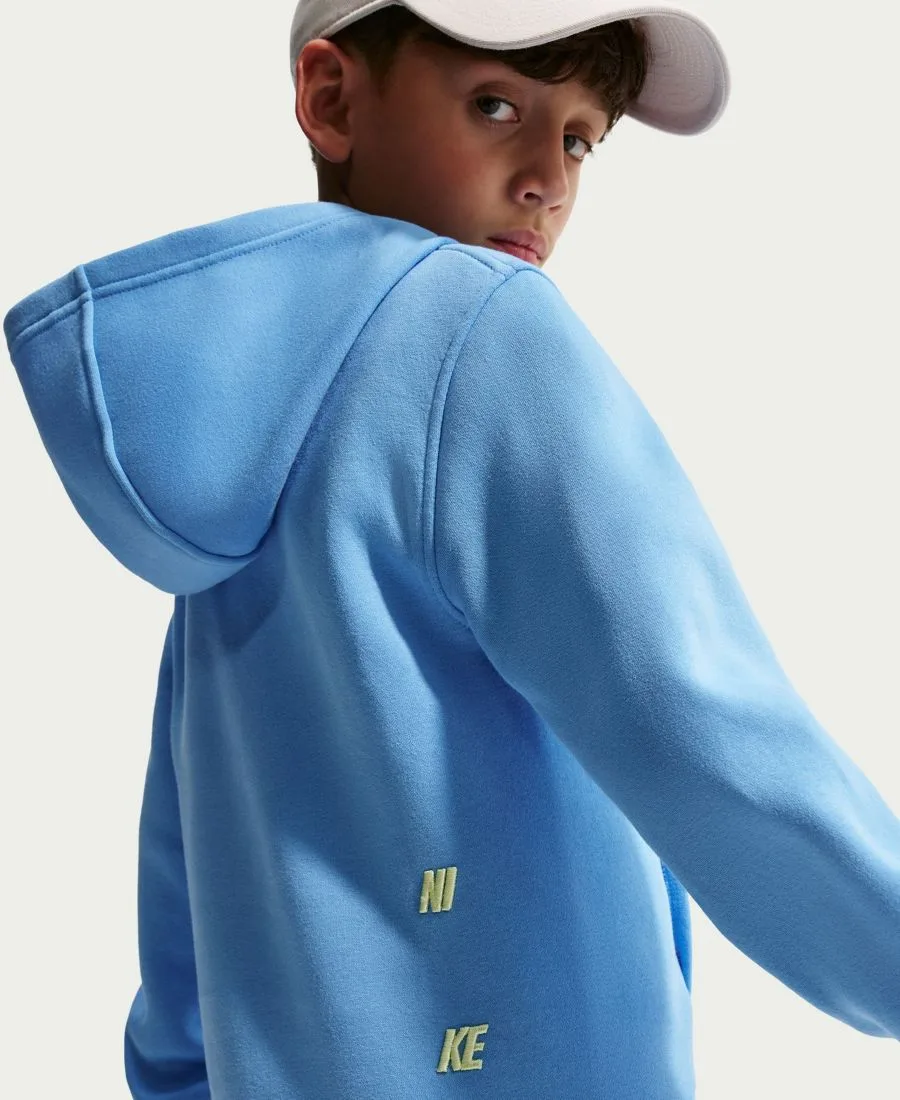 Толстовка с длинными рукавами Sportswear Club для мальчиков и девочек 7-20 лет Nike, university синий — фото 4