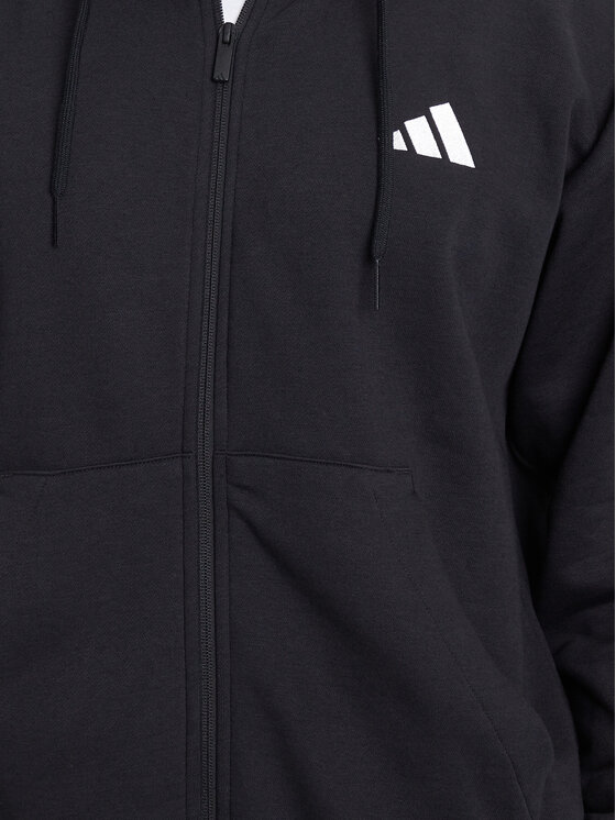 Толстовка обычного кроя Essentials 3-Stripes JD1870 Adidas, черный — фото 4