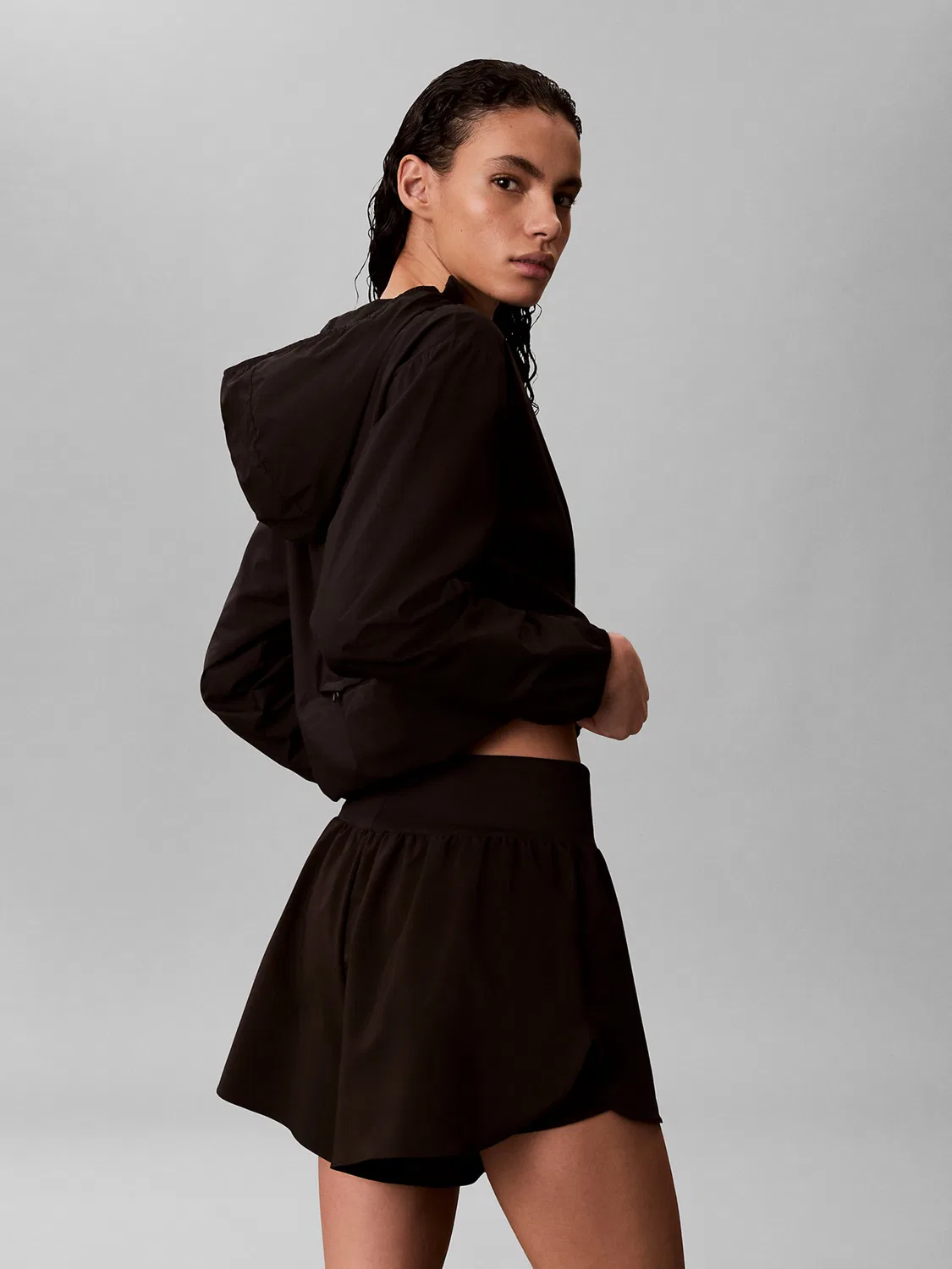 Спортивные шорты Calvin Klein Regular, черные — фото 4