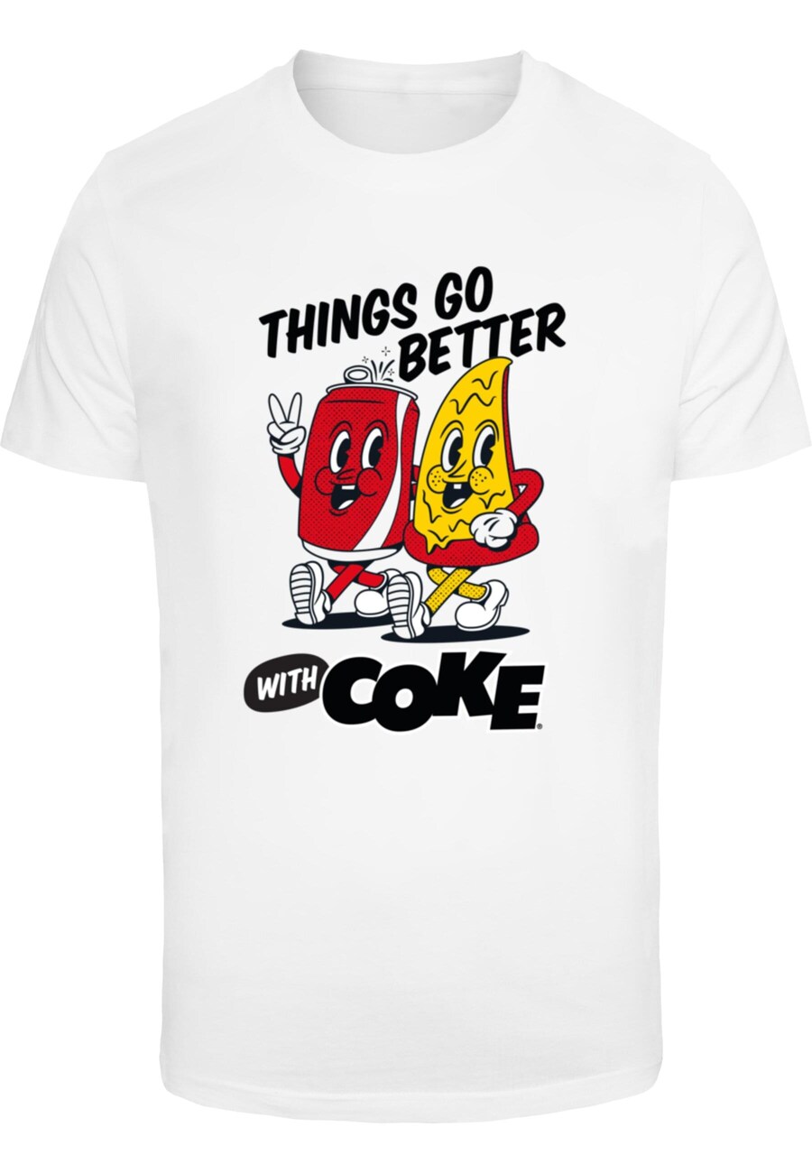 

Рубашка Merchcode Things Go Better With Coke, белый