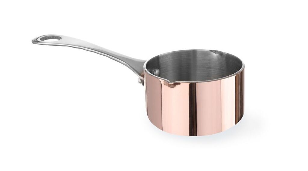 

HENDI миниатюрная кастрюля с носиком 3-слойная 50х30 мм