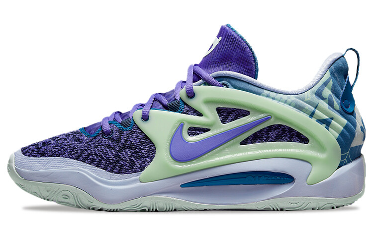 

Кроссовки Nike KD 15 Basketball, фиолетовый/светло-зеленый