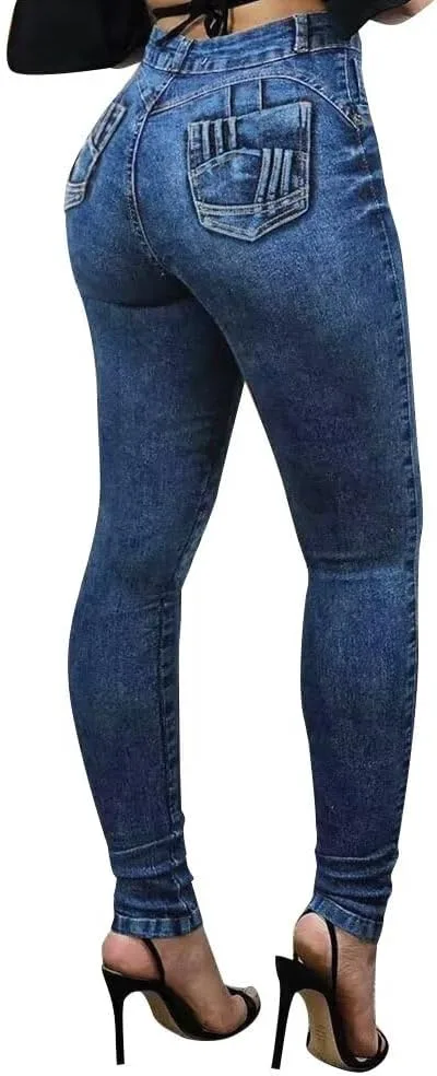 

Женские джинсы Flamingals с высокой талией и эффектом подтяжки