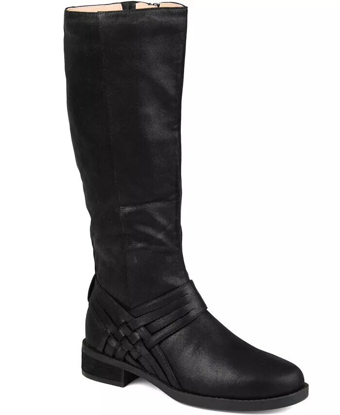 Женские сапоги Meg до колена Journee Collection, черный