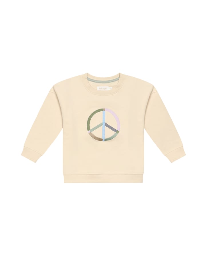 

Leevje Унисекс толстовка оверсайз «Мир» в капучино