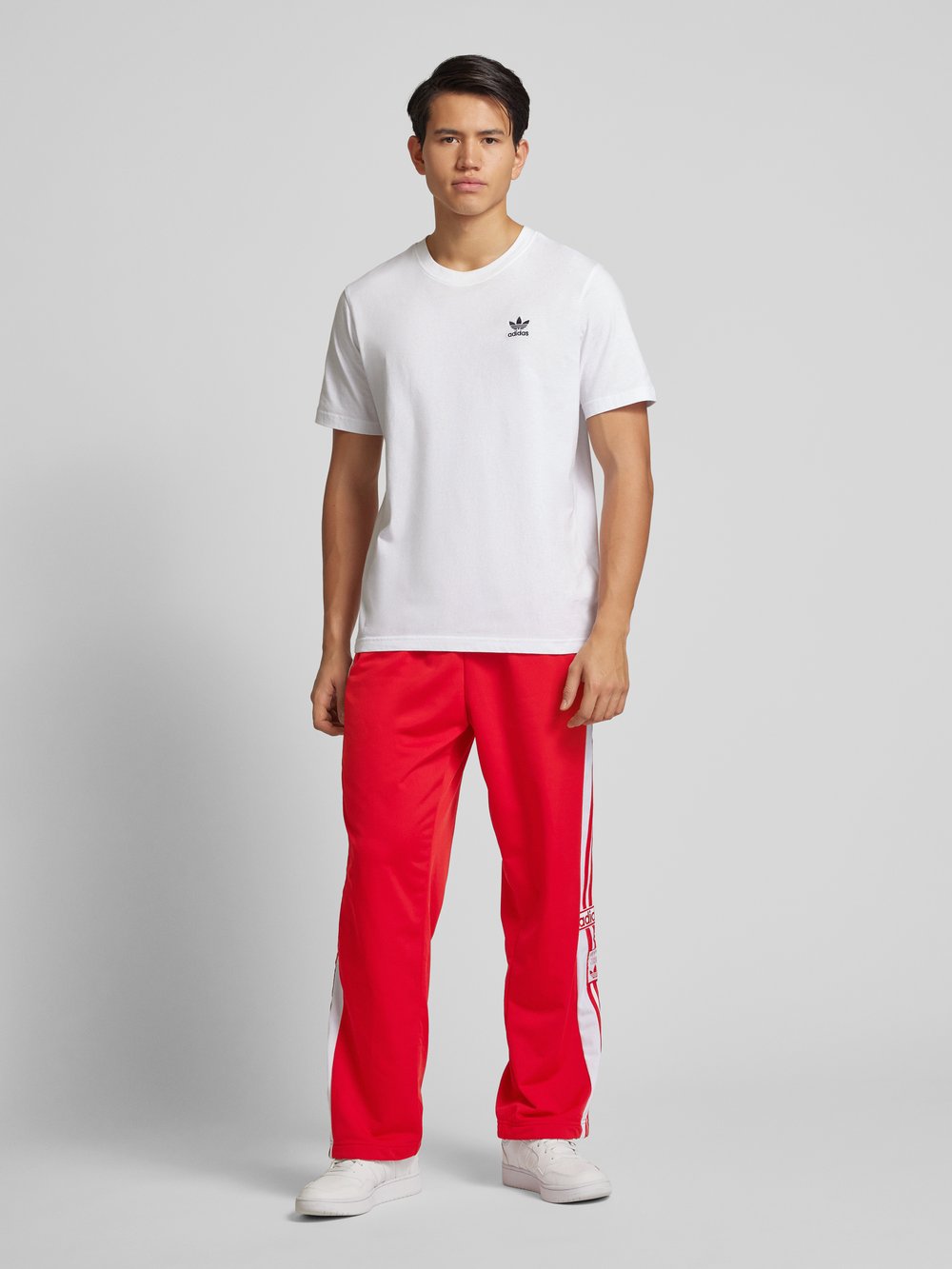 

Спортивные брюки с эластичным поясом adidas Originals, темно-красный