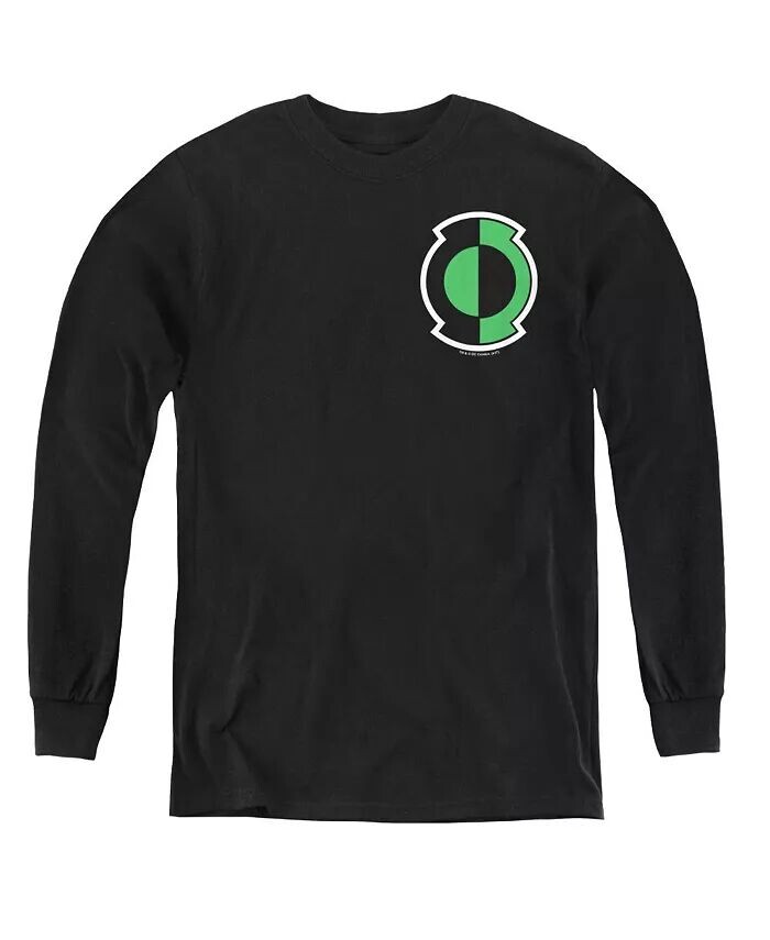 

Свитшот с длинным рукавом с логотипом Kyle для мальчиков Green Lantern, черный