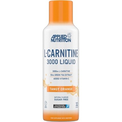 

Applied Nutrition L Carnitine 3000 Жидкость с зеленым чаем и витамином С повышает энергию и помогает контролировать вес Веганский 480 мл 32 порции Острый апельсин