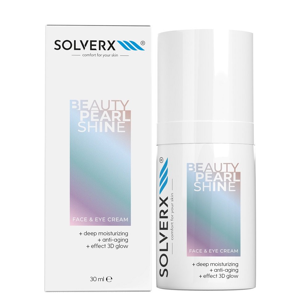 

SOLVERX, Beauty Pearl Shine, Крем для лица и глаз, 30мл