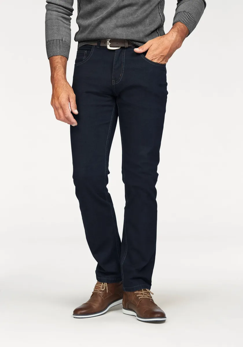 

Джинсы стрейч Pioneer Authentic Jeans "Рон", прямого кроя, черный