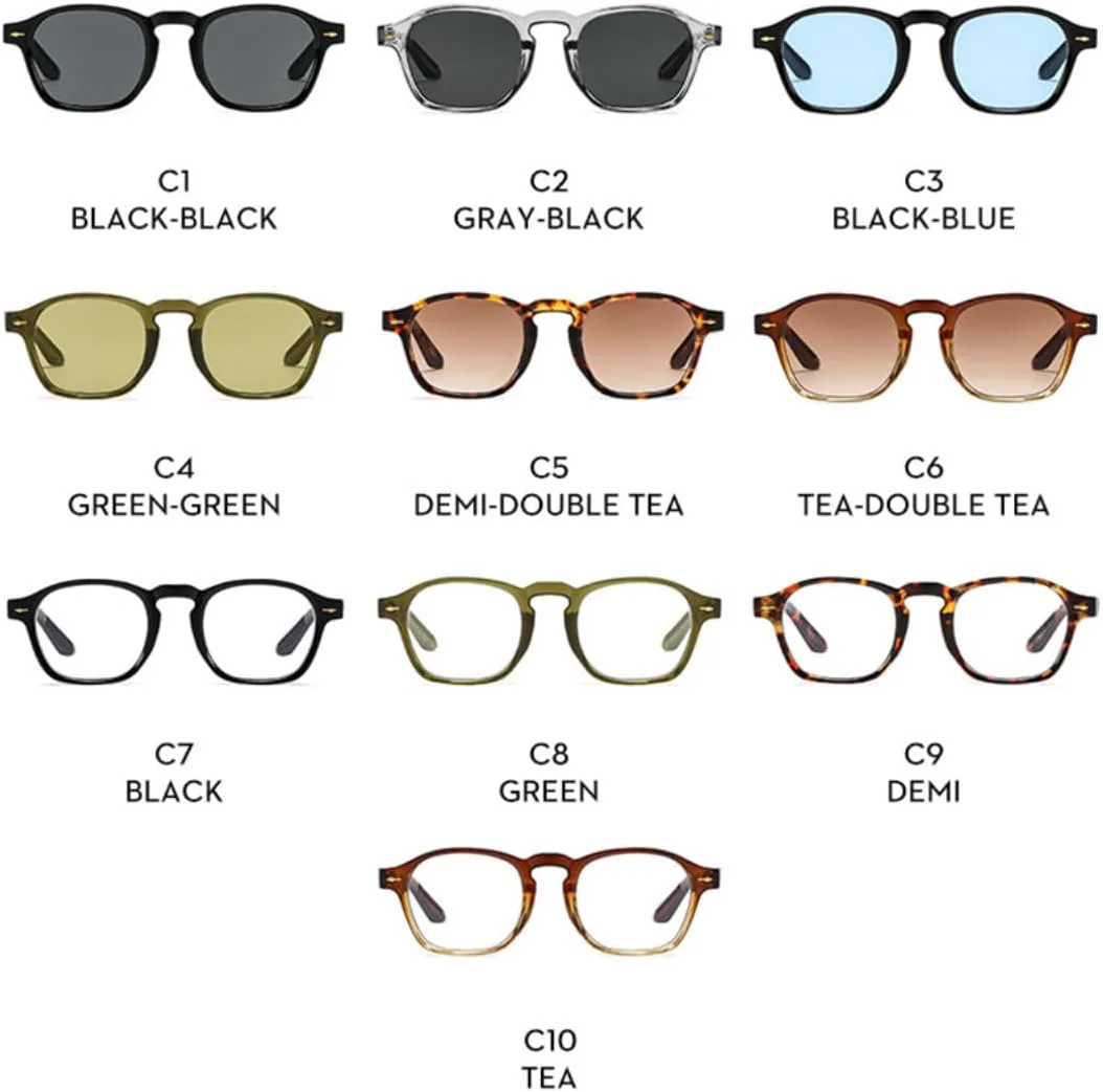 

Солнцезащитные очки с защитой UV400 | Линзы Ocean Lens Rivets Punk | для женщин и мужчин, для занятий спортом на открытом воздухе и вождения DSVIGF, Leopard Tea