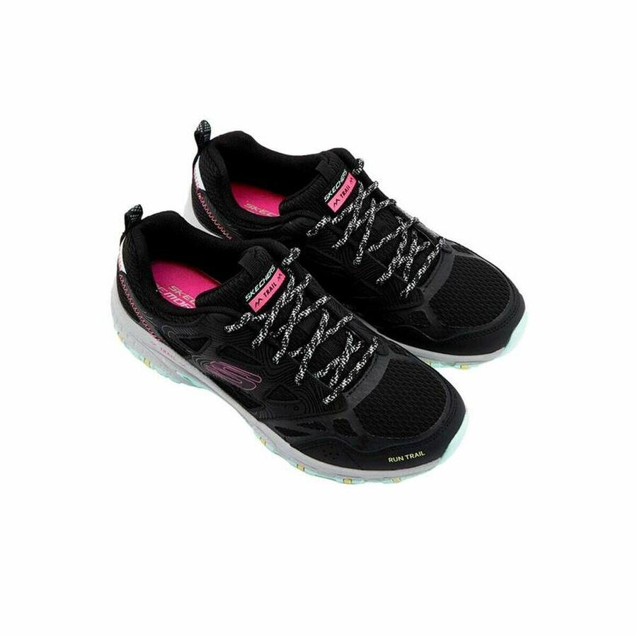 Кроссовки для женщин Skechers Overlace Lace-Up W Black — фото 3