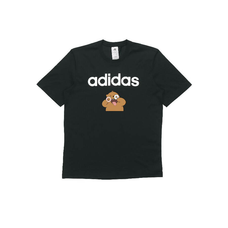 

Футболка унисекс черная Adidas, черный