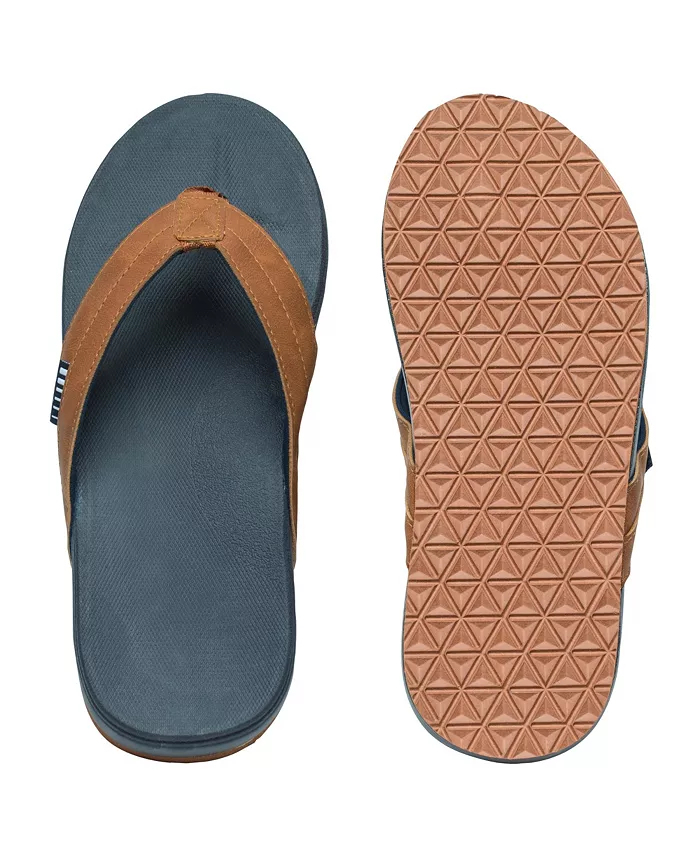Мужские шлепанцы Trey Flip Flops с амортизирующей подошвой из EVA, удобные пляжные сандалии Alpine Swiss — фото 4