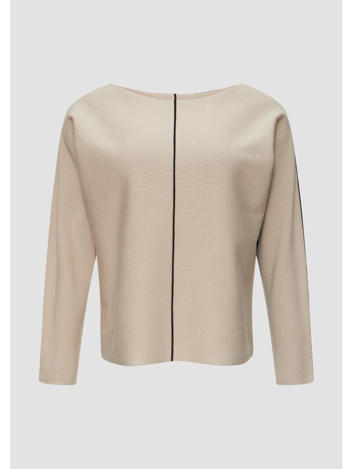 

Пуловер sOliver BLACK LABEL Strick langarm, цвет beige-braun