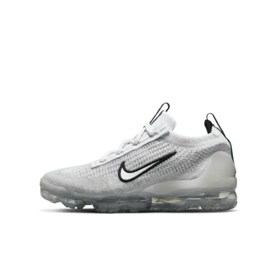 

Кроссовки Nike Air VaporMax 2021 FK, цвет White/Black/Metallic Silver/White