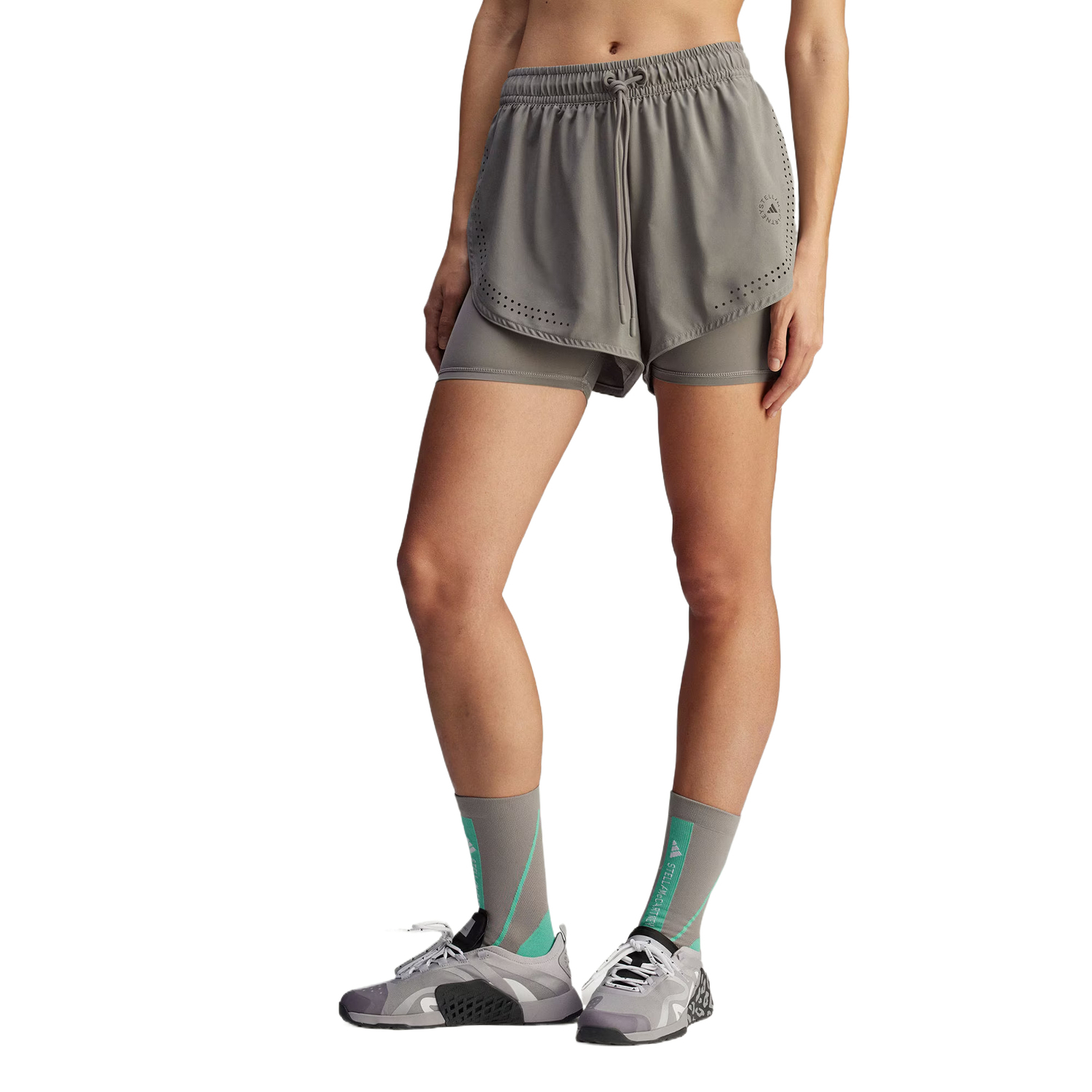 Спортивные шорты Women's Dark Gray Adidas, темно-серый — фото 3