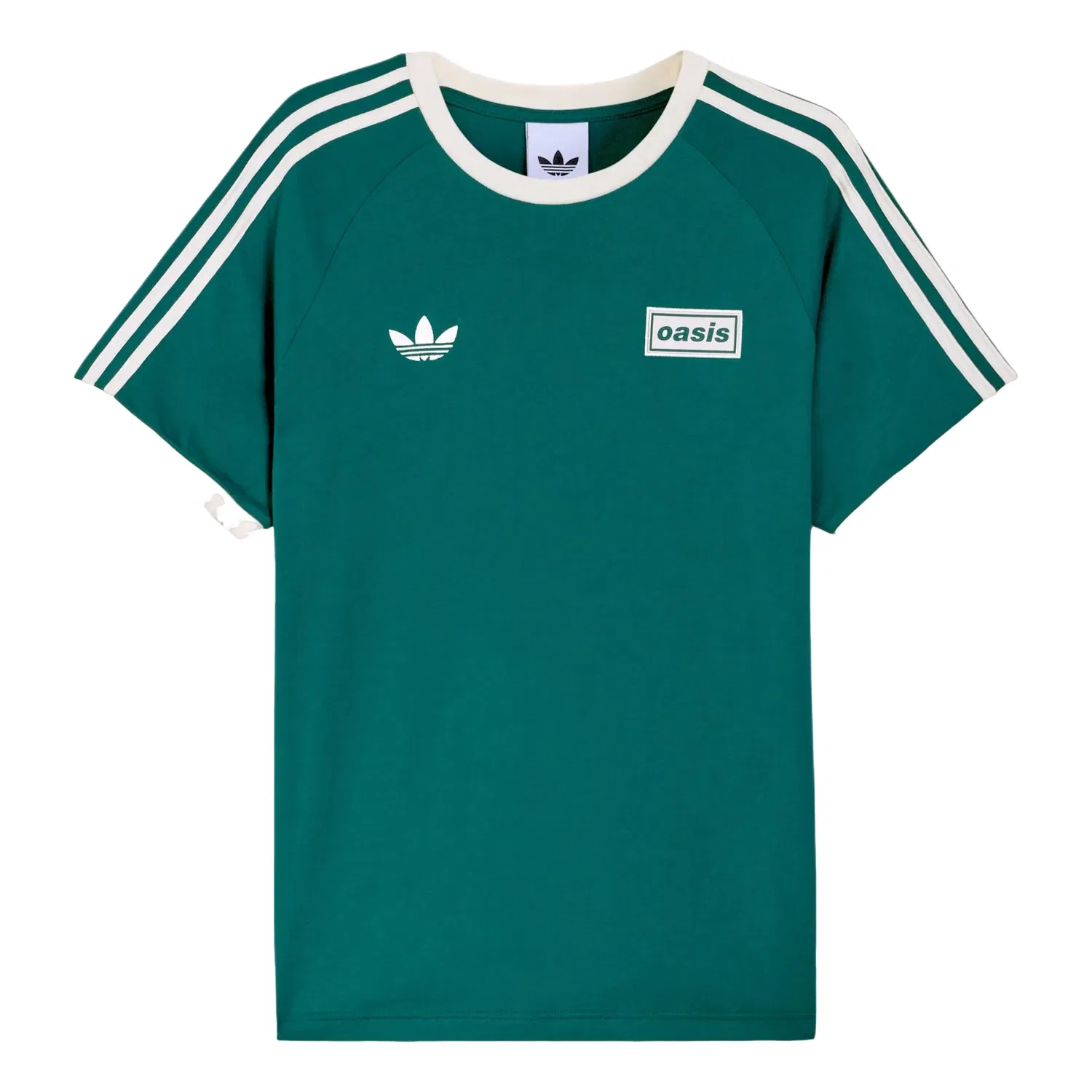 Футболка Adidas Tour Three Stripe 'Collegiate Green Cream White' KW6283, зеленый