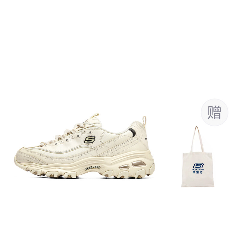

Кроссовки Skechers D"Lites 1.0 Chunky Sneakers Women's Low-top Off-white, цвет Off-white
