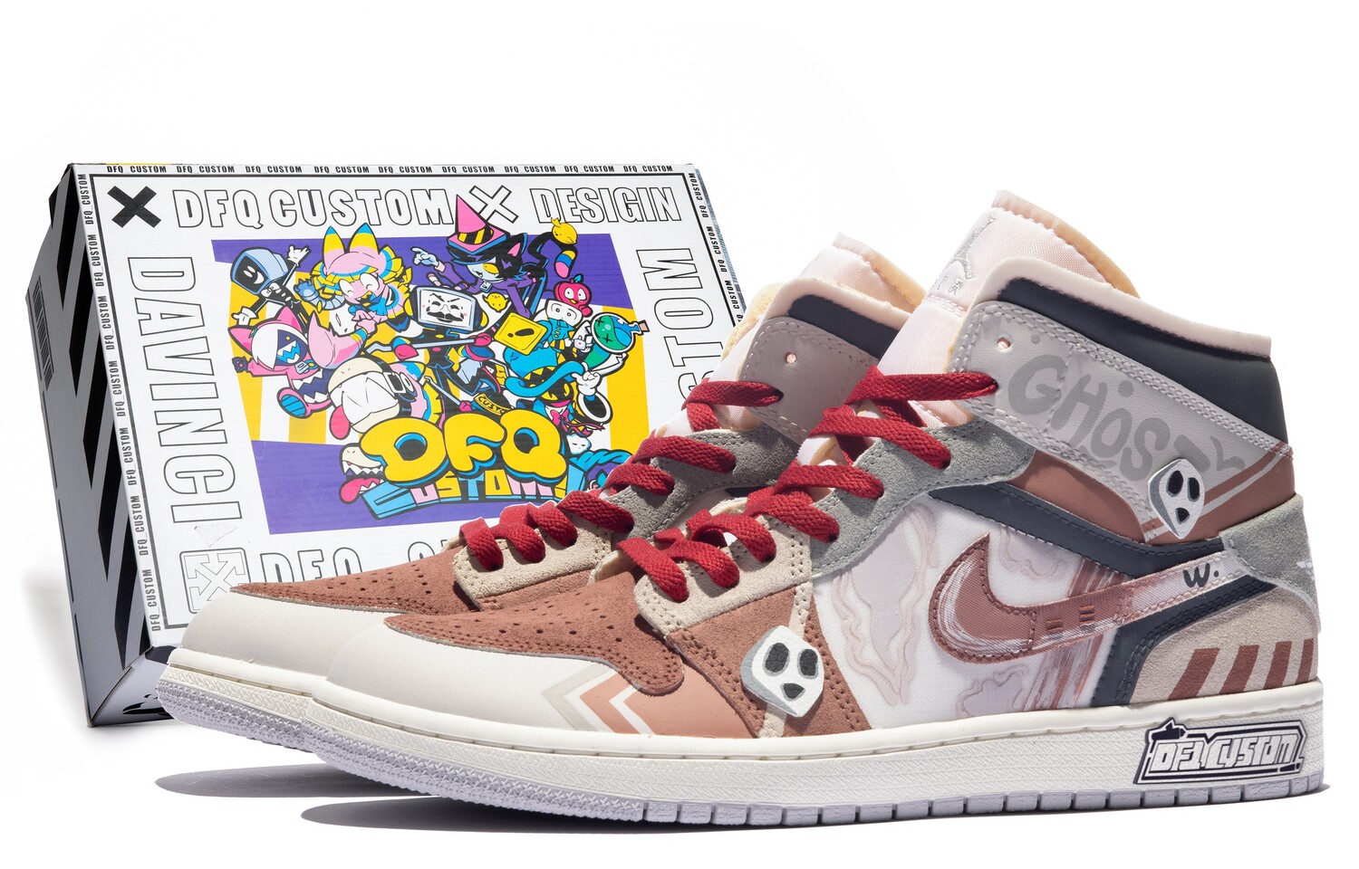 

Jordan Air Jordan 1 винтажные баскетбольные кроссовки мужские, Grey/Brown