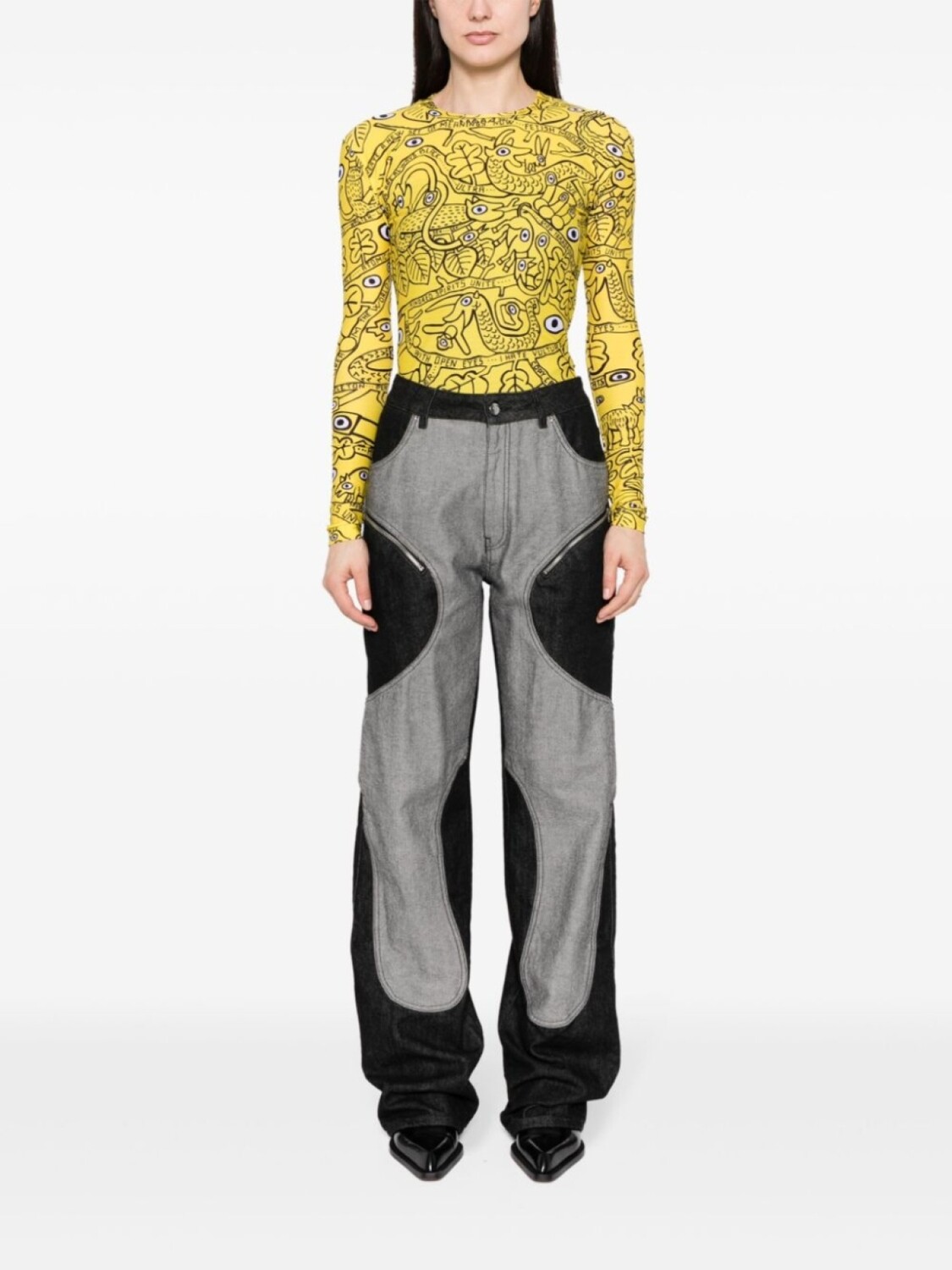

Walter Van Beirendonck футболка Otranto с длинными рукавами, желтый
