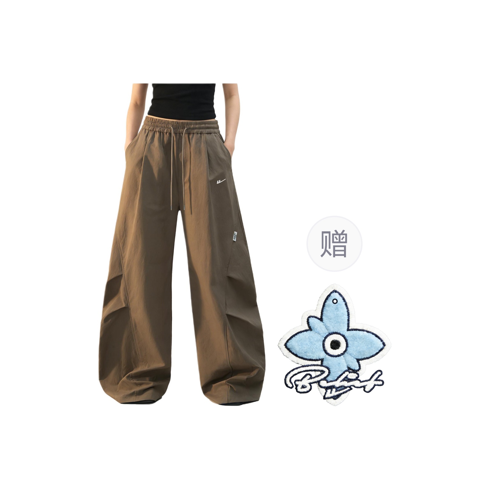 

Женские карго-штаны Moderate Cargo Pants WARRIOR, coffee[giveaway brand scented sachet charm]