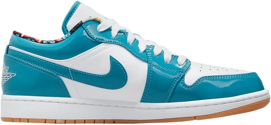 Кроссовки Nike Air Jordan 1 Low, белые/тёмно-синие — фото 3